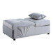 Garrell - Lift Top Storage Bench With Pull-Out Bed - Gray