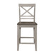 Brightleaf - Counter Height Chair (Set of 2) - Brown / Gray