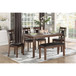 Salton - 6 Piece Pack Dinette Set - Brown
