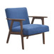Omara - Accent Chair Dark Brown Base