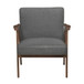 Omara - Accent Chair Dark Brown Base