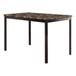 Tempe - Dining Table, Faux Marble Top