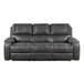 Newnan - Double Reclining Sofa  - Gray