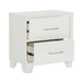 Kerren - Nightstand WIth LED Lighting - White