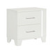 Kerren - Nightstand WIth LED Lighting - White