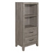 Woodrow - Pier/Tower Nightstand - Gray