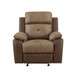 Glendale - Glider Reclining Chair - Brown
