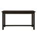 Connected - 4 Piece Pack Counter Height Set - Gray / Espresso