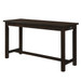 Connected - 4 Piece Pack Counter Height Set - Gray / Espresso