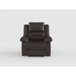 Jarita - Reclining Chair - Chocolate