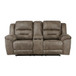 Hazen - Double Reclining Loveseat With Center Console - Brown