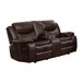 Bastrop - Double Glider Reclining Loveseat With Center Console