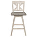 Amsonia - Swivel X-Back Pub Height Chair (Set of 2)