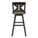Amsonia - Swivel X-Back Pub Height Chair (Set of 2)
