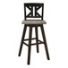 Amsonia - Swivel X-Back Pub Height Chair (Set of 2)