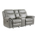 Aram - Double Glider Reclining Loveseat With Center Console, Receptacles And USB Ports