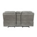 Aram - Double Glider Reclining Loveseat With Center Console, Receptacles And USB Ports