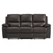Dawson - Double Reclining Sofa - Brown