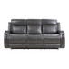 Broomfield - Double Reclining Sofa - Dark Gray