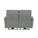 Edition - Power Double Lay Flat Reclining Loveseat With Power Headrests And USB Ports - Dove Gray