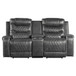 Putnam - Power Double Reclining Loveseat With Center Console, Receptacles And USB Ports