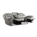 Aram - Double Reclining Sofa With Center Drop-Down Cup Holders, Receptacles, Hidden Drawer And USB Ports