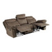Aram - Double Reclining Sofa With Center Drop-Down Cup Holders, Receptacles, Hidden Drawer And USB Ports