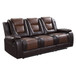 Briscoe - Double Reclining Sofa With Center Drop-Down Cup Holders