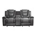 Briscoe - Double Glider Reclining Loveseat With Center Console