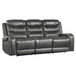 Putnam - Power Double Reclining Sofa With Center Drop-Down Cup Holders, Receptacles And USB Ports