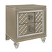 Loudon - Nightstand - Gold / Silver / Champagne