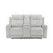 Benton - Double Reclining Loveseat - Light Gray