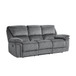 Muirfield - Double Reclining Sofa - Gray