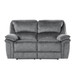 Muirfield - Double Reclining Loveseat - Gray