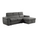 Ferriday - 2 Piece Sectional With Adjustable Headrests, Pull-Out Bed And Right Chaise With Hidden Storage