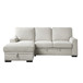 Morelia - 2 Piece Sectional With Pull-Out Bed And Chaise With Hidden Storage