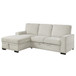 Morelia - 2 Piece Sectional With Pull-Out Bed And Chaise With Hidden Storage