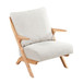 Lennox - Accent Chair - Dark Brown Frame