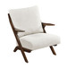 Lennox - Accent Chair - Dark Brown Frame
