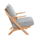 Lennox - Accent Chair - Light Brown Frame