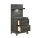 Zephyr - Nightstand With Wall Panel