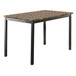 Flannery - 5 Piece Dining Room Set (Table & 4 Side Chairs) - Brown / Black