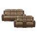 Glendale - Sofa & Loveseat - Brown