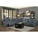 Falun - 6 Piece Modular Power Reclining Sectional