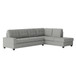 Maston - 3 Piece Reversible Sectional With Drop-Down Cup Holders And Storage Ottoman