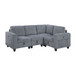 Walterboro - Sectional With Storage, Storage Pouches And Charging Ports