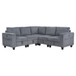Walterboro - Sectional With Storage, Storage Pouches And Charging Ports