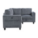 Walterboro - Sectional With Storage, Storage Pouches And Charging Ports