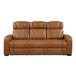 Apex - Power Double Reclining Sofa With Center Drop-Down Cup Holders, Power Headrests, Storage Arms With Cup Holders, Reading Lights, Wireless Charger, Air Massage And Heat, LED Lighting And Charging Ports