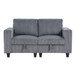 Walterboro - Loveseat With Storage, Storage Pouches And Charging Ports